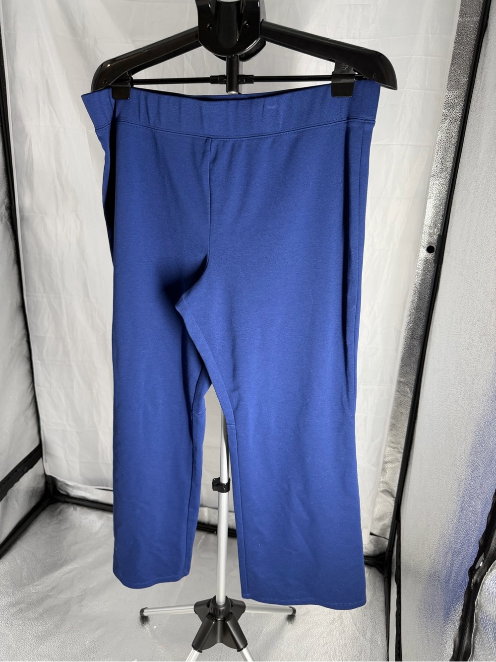 Liz Claiborne Blue Elastic Pull-On Stretch Women Casual Work Pants Size PL